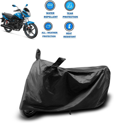 CODOKI Two Wheeler Cover for Hero(MotoCorp Splendor iSmart, Black)