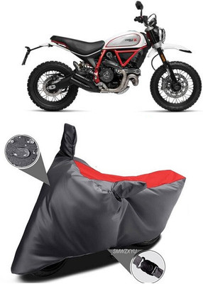 SK AUTO Waterproof Two Wheeler Cover for Royal Enfield(Himalayan, Black, Red)