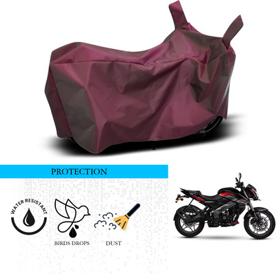 ANTHUB Waterproof Two Wheeler Cover for Bajaj(Pulsar NS 160, Maroon)