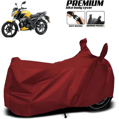smwzxyu Two Wheeler Cover for TVS(RC 125 BS6, Maroon)