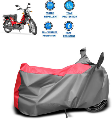 CODOKI Two Wheeler Cover for TVS(Heavy Duty Super XL, Grey)