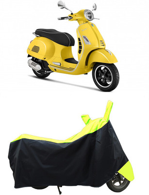 Coxtor Waterproof Two Wheeler Cover for Vespa(GTS 300, Yellow)
