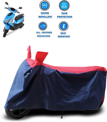 PAGORA Two Wheeler Cover for Ampere(E Lite, Red)