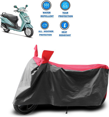 CODOKI Two Wheeler Cover for Hero(Duet, Grey)