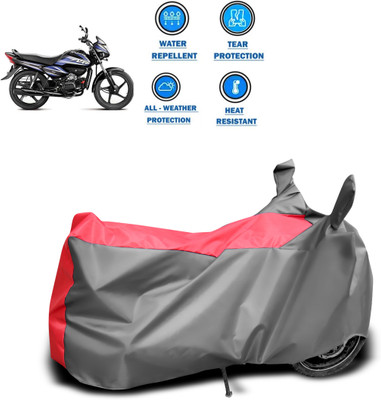 PAGORA Two Wheeler Cover for Hero(Splendor NXG, Grey)
