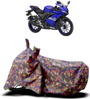 SUGASHRI Waterproof Two Wheeler Cover for Yamaha(R15 V3, Multicolor)