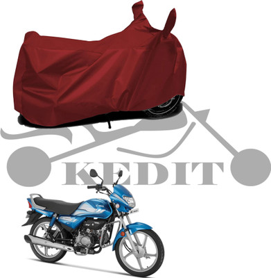 SK AUTO Two Wheeler Cover for Hero(MotoCorp HF Deluxe, Maroon)