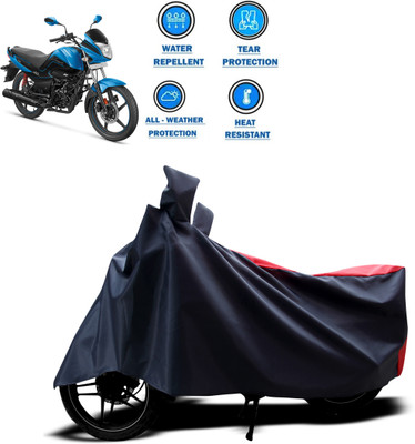 CODOKI Two Wheeler Cover for Hero(MotoCorp Splendor iSmart, Red)