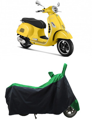 Coxtor Waterproof Two Wheeler Cover for Vespa(GTS 300, Green)