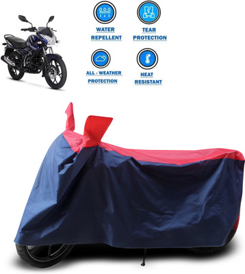PAGORA Two Wheeler Cover for Bajaj(Discover 150 s, Red)