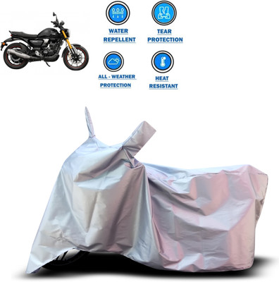 GOSHIV-car and bike accessories Two Wheeler Cover for TVS(Silver)