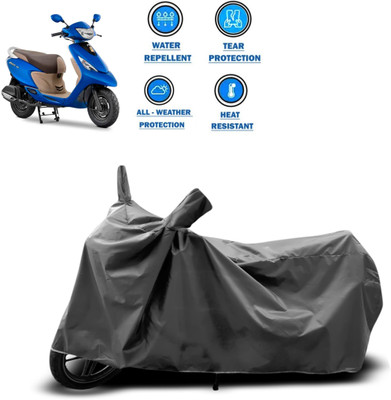 CODOKI Two Wheeler Cover for TVS(Zest, Grey)