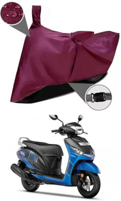 SK AUTO Two Wheeler Cover for Yamaha(Alpha BS6, Maroon)