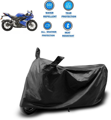 PAGORA Two Wheeler Cover for Yamaha(R15 V3, Black)