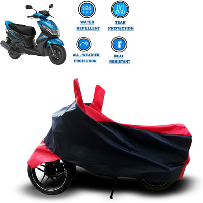 CODOKI Two Wheeler Cover for Yamaha(Ray Z, Red)