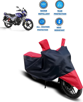 PAGORA Two Wheeler Cover for TVS(Star City Plus, Red)