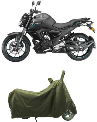 Coxtor Waterproof Two Wheeler Cover for Yamaha(FZ S V3 BS6, Gold)
