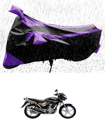 RONISH Waterproof Two Wheeler Cover for Yamaha(Libero LX, Purple, Black)