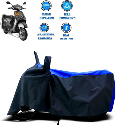 PAGORA Two Wheeler Cover for Indus(Yo Style, Blue)