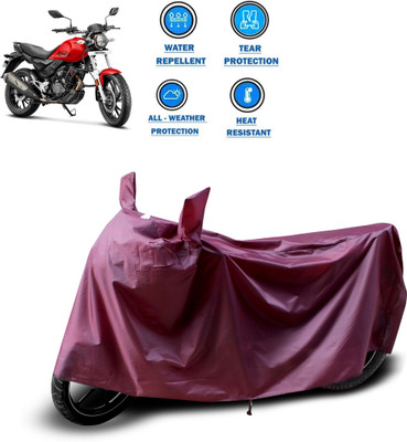 PAGORA Waterproof Two Wheeler Cover for Hero(Xpulse 200T, Maroon)