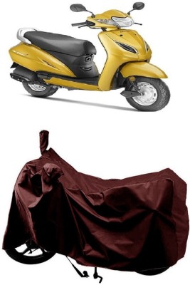 SUGASHRI Waterproof Two Wheeler Cover for Honda(Activa 5G, Maroon)