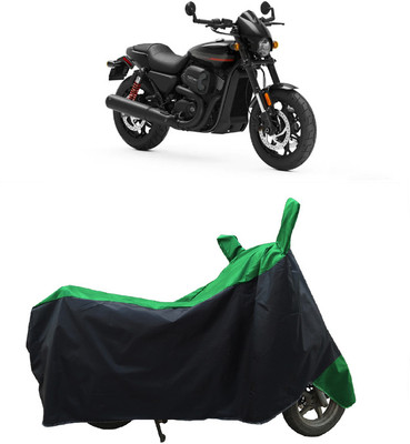 Coxtor Waterproof Two Wheeler Cover for Harley Davidson(Street Rod, Green)