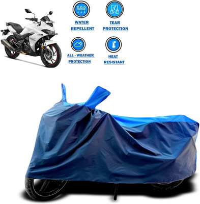 GOSHIV-car and bike accessories Two Wheeler Cover for Hero(MotoCorp Xtreme 200S, Blue)