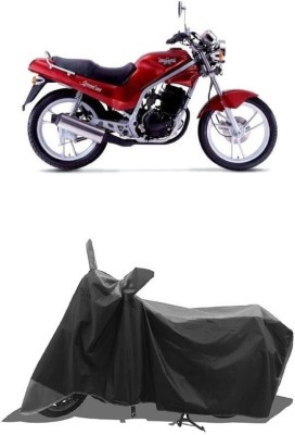 SUGASHRI Waterproof Two Wheeler Cover for Kinetic(GF 125, Grey, Black)