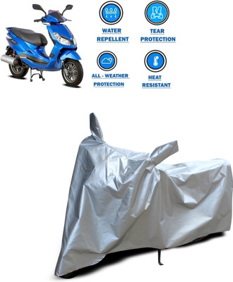 PAGORA Two Wheeler Cover for Bajaj(Blade 125, Silver)