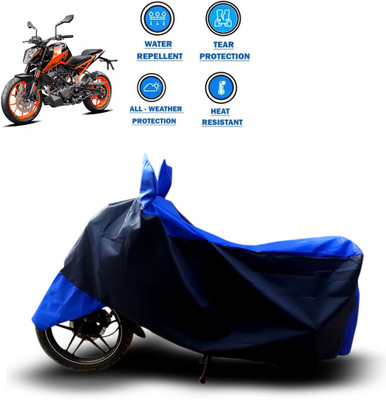CODOKI Two Wheeler Cover for KTM(Duke 200, Blue)