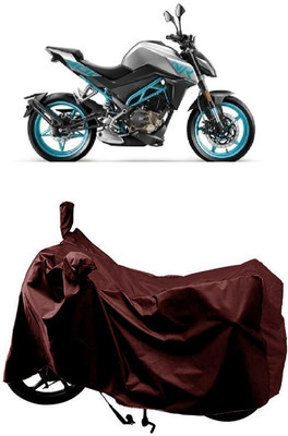 SUGASHRI Waterproof Two Wheeler Cover for CFMoto(300NK, Maroon)