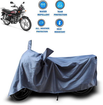 CODOKI Two Wheeler Cover for Hero(MotoCorp Splendor Plus, Grey)