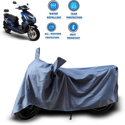 CODOKI Two Wheeler Cover for Okinawa(Praise, Grey)