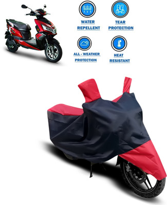 CODOKI Two Wheeler Cover for Okinawa(i-Praise, Red)