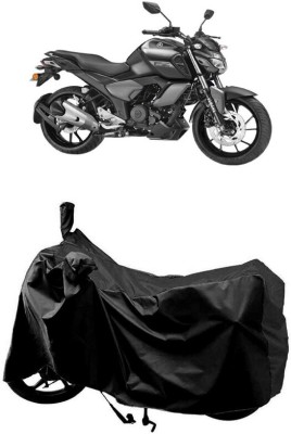 SUGASHRI Waterproof Two Wheeler Cover for Yamaha(FZ FI BS6, Black)