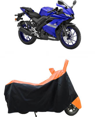 Coxtor Waterproof Two Wheeler Cover for Yamaha(R15 V3, Orange)
