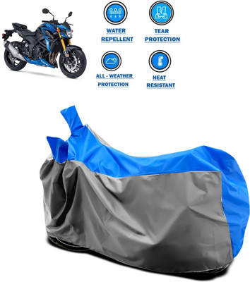 CODOKI Two Wheeler Cover for Suzuki(GSX, Grey)
