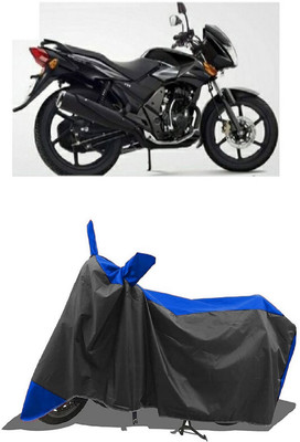 SUGASHRI Waterproof Two Wheeler Cover for TVS(Flame 125, Blue, Black)
