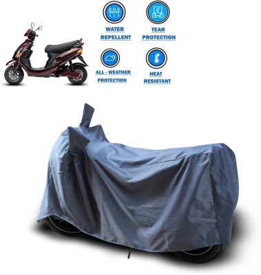 CODOKI Waterproof Two Wheeler Cover for Hero(Electric Wave Dx, Grey)