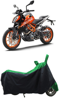 Coxtor Waterproof Two Wheeler Cover for KTM(Duke 390 ABS, Green)