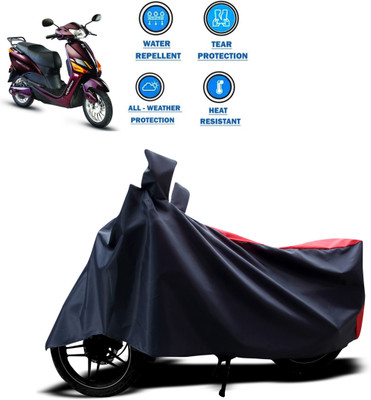 CODOKI Two Wheeler Cover for Hero(Electric Optima Plus, Red)