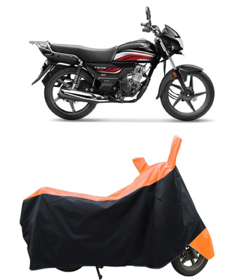 Coxtor Waterproof Two Wheeler Cover for Hero(CD 110 Dream, Orange)