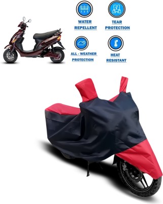 CODOKI Two Wheeler Cover for Hero(Electric Wave Dx, Red)