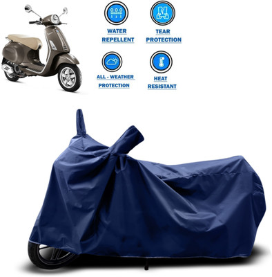 CODOKI Two Wheeler Cover for Piaggio(Vespa VXL, Blue)