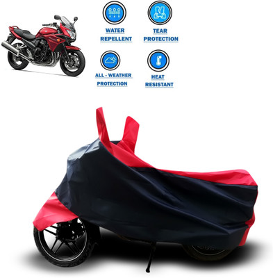 PAGORA Two Wheeler Cover for Suzuki(Bandit, Red)