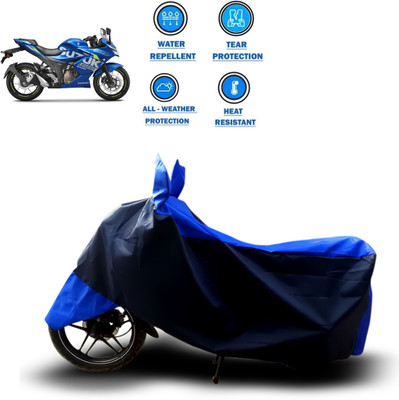 PAGORA Two Wheeler Cover for Suzuki(Gixxer SF 250, Blue)
