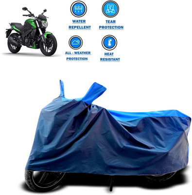 GOSHIV-car and bike accessories Two Wheeler Cover for Bajaj(Dominar, Blue)