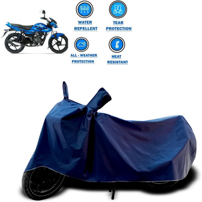CODOKI Two Wheeler Cover for Bajaj(XCD 125cc, Blue)