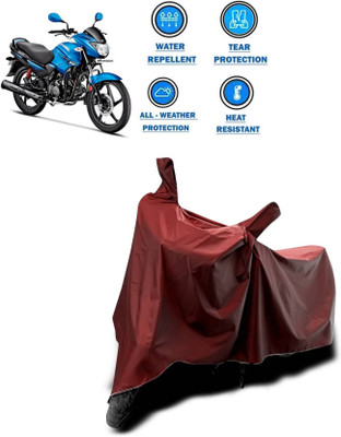 SK AUTO Two Wheeler Cover for Hero(Glamour FI, Maroon)