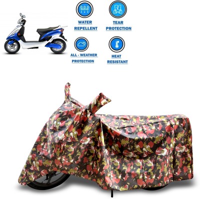 PAGORA Two Wheeler Cover for Hero(Electric Maxi, Red)